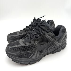 Nike Zoom Vomero 5 Sneaker Shoes Lace-Up Men's Triple Black Size US10 EU44